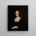 Portræt af en elegant kvinde - Antoine van Dyck-skolen — indrammet kunstværk på væggen
