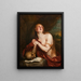 La Madeleine penitent - Antoine van Dyck-skolen — indrammet kunstværk på væggen