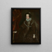 Isabelle de Bourbon, hustru til Filip IV af Spanien - Diego Velázquez-skolen — indrammet kunstværk på væggen