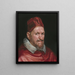 Pave Innocent X - Diego Velázquez Skole — indrammet kunstværk på væggen