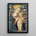 Madonna med barn - Filippo Lippi Skole — indrammet kunstværk på væggen