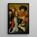 La Dérision du Christ - Ecole de Jérôme Bosch — indrammet kunstværk på væggen