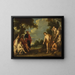 Le Jugement de Midas - Jacob Jordaens Skole — indrammet kunstværk på væggen