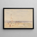 Pourville-sur-Mer - Ecole de James McNeill Whistler — indrammet kunstværk på væggen