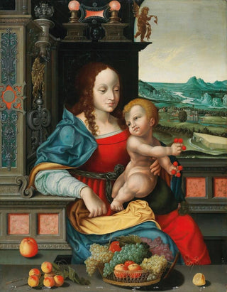 Follower of Joos van Cleve - The Madonna of the Cherries.webp