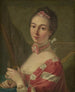 Portrait af en dame - Louis-Michel van Loo-skolen — visning af kunstværket