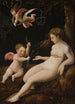 Vénus med en cupidon - Lucas van Leyden-skolen — visning af kunstværket