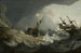 Ludolf Backhuysen | Maleri af forlis under stormen den 13. marts — visning af kunstværket