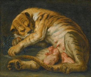 Follower of Peter Paul Rubens - A Tigress With Her Cubs.webp