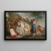 Le Viol d'Europe - Ecole de Peter Paul Rubens — indrammet kunstværk på væggen