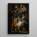 L'Adoration des bergers - Ecole de Peter Paul Rubens — indrammet kunstværk på væggen