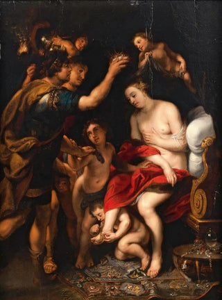 Follower of Peter Paul Rubens - The Coronation of Roxana by Alexander the Great.webp