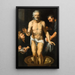 La Mort de Sénèque - Ecole de Peter Paul Rubens — indrammet kunstværk på væggen