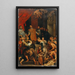 Les Miracles de Saint Ignace de Loyola - Ecole de Peter Paul Rubens — indrammet kunstværk på væggen