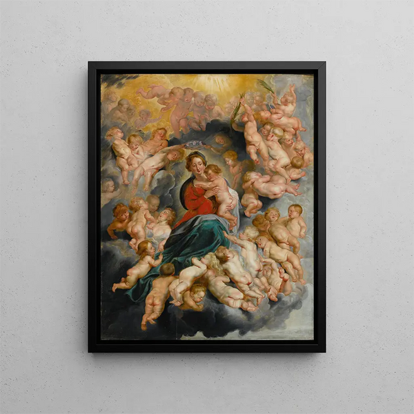 Follower of Peter Paul Rubens - Virgin And Child With Putti.webp