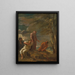 De Filosofer - Salvator Rosa Skole — indrammet kunstværk på væggen