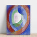 Reproduktion af maleriet Formes circulaires, Lune nr. 1 - Robert Delaunay