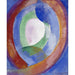 Reproduktion af maleriet Formes circulaires, Lune nr. 1 - Robert Delaunay