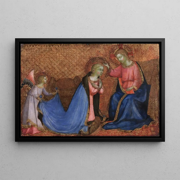 Jomfruens Krone - Fra Angelico — indrammet kunstværk på væggen