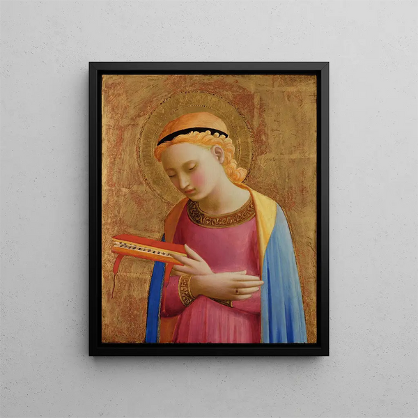 Jomfru Annunciatricen - Fra Angelico — indrammet kunstværk på væggen