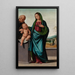 Den hellige Familie - Fra Bartolomeo — indrammet kunstværk på væggen