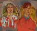 Dobbel portræt nr. 2: Katharine og Anthony West - Frances Hodgkins — visning af kunstværket