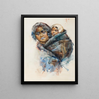 Frances Hodgkins - Maori woman and child.webp