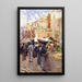 La place du marché à San Remo, Italien - Frances Hodgkins — indrammet kunstværk på væggen