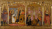 Saint Jean-Baptiste Annonciation Crucifixion og Sainte Catherine d'Alexandrie - Francesc Comes — visning af kunstværket