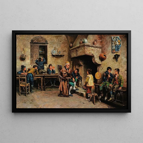 Francesco Bergamini - The school teacher.webp