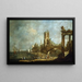 Caprice d'un port - Francesco Guardi — indrammet kunstværk på væggen