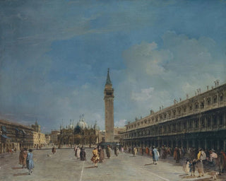 Place Saint-Marc - Francesco Guardi — visning af kunstværket