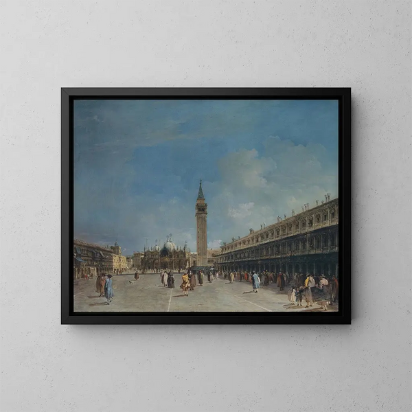 Place Saint-Marc - Francesco Guardi — indrammet kunstværk på væggen