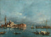 San Giorgio Maggiore med Punta della Giudecca - Francesco Guardi — visning af kunstværket