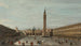 La Piazza San Marco i Venedig set mod øst - Francesco Guardi — visning af kunstværket