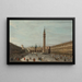La Piazza San Marco i Venedig set mod øst - Francesco Guardi — indrammet kunstværk på væggen
