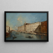 Venise, Rio dei Mendicanti mod nord med San Lazzaro dei Mendicanti kirke - Francesco Guardi — indrammet kunstværk på væggen