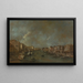 Vue du Grand Canal depuis le Pont de Rialto - Francesco Guardi — indrammet kunstværk på væggen
