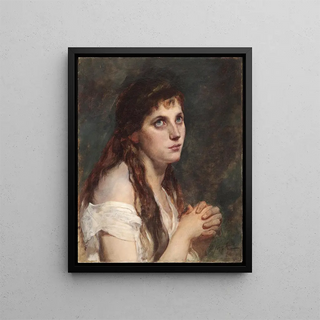 Francesco Hayez - Mdchen mit gefalteten Hnden.webp