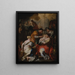 La Naissance de la Vierge - Francesco Solimena — indrammet kunstværk på væggen