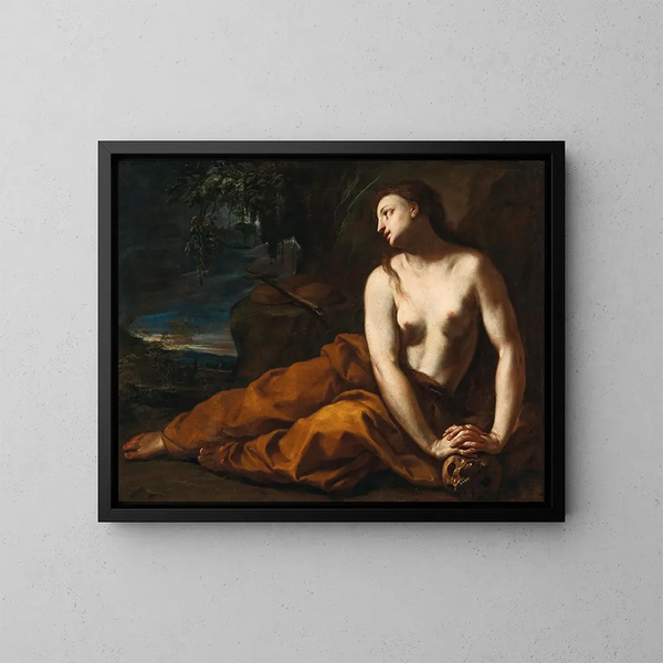 Marie de l'Égypte - Francesco Trevisani — indrammet kunstværk på væggen
