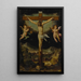 Crucifixion - Francesco Vanni — indrammet kunstværk på væggen