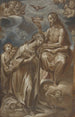 Le Couronnement de la Vierge - Francesco Vanni — visning af kunstværket