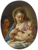 La Vierge à l'Enfant med den lille hellige Johannes Døberen - Francesco de Mura — visning af kunstværket