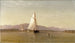 L'Hudson ved Tappan Zee - Francis Augustus Silva — visning af kunstværket