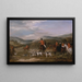 La chasse de Berkeley 1842 Le rendez-vous - Francis Calcraft Turner — indrammet kunstværk på væggen
