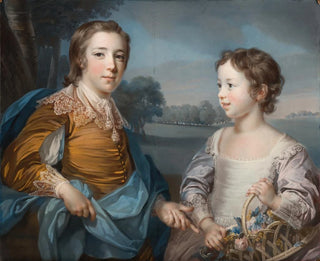 Portrait af Joseph (1741-1786) og hans bror John Gulston (1750-1764) - Francis Cotes — visning af kunstværket