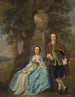 George og Margaret Rogers - Francis Hayman — visning af kunstværket