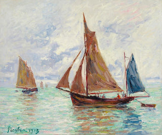 Bateaux de pêche - Francis Picabia — visning af kunstværket
