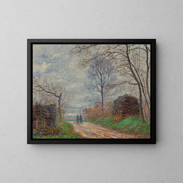 Chemin des Sablons à Moret - Francis Picabia — indrammet kunstværk på væggen